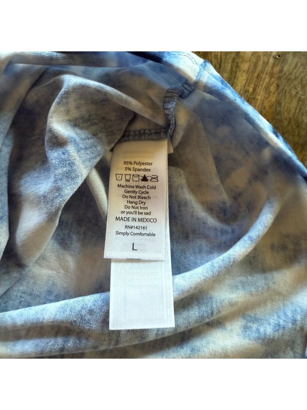 LLR Blue/ White tie dye LIV - Picture 3 of 4